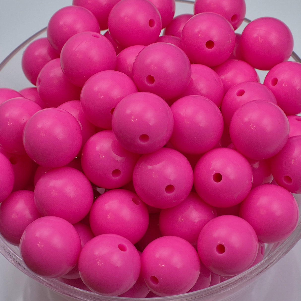 Gumball Liquid 15mm Solid Silicone Beads