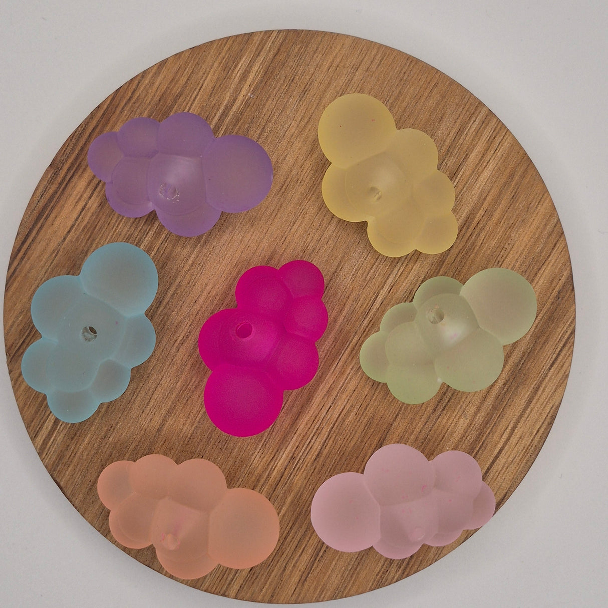 Cloud Translucent Acrylic Bead