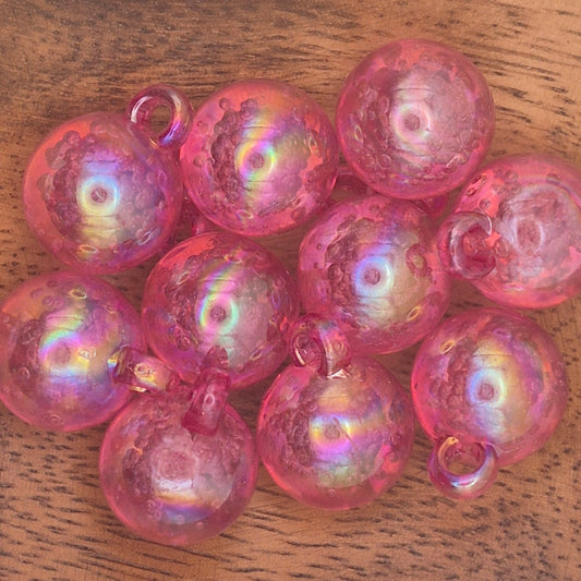 Pink Lemonade Fizz Acrylic Bauble Beads