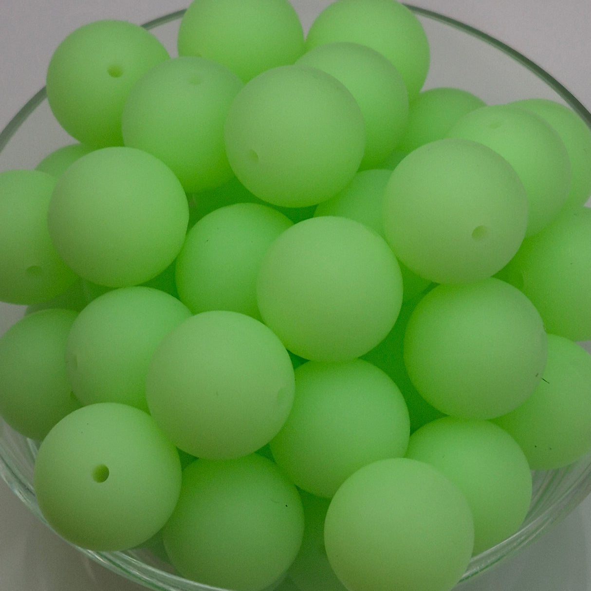 Glow Worm Radiance 19mm Glow Silicone Beads