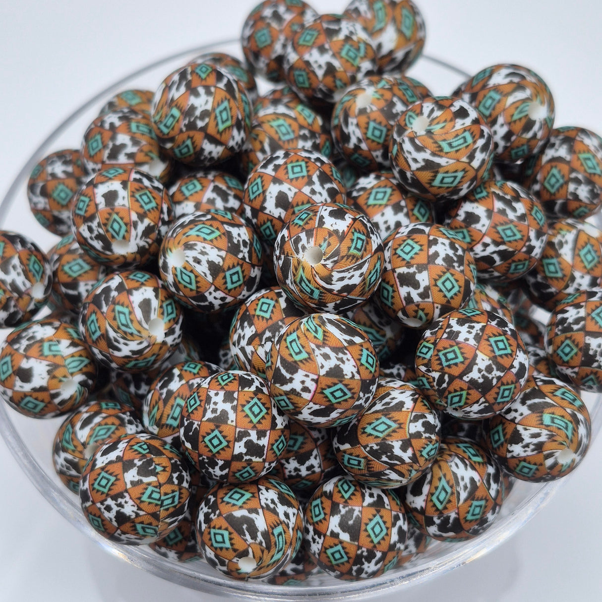 Western Glam 15mm Silicone Bead