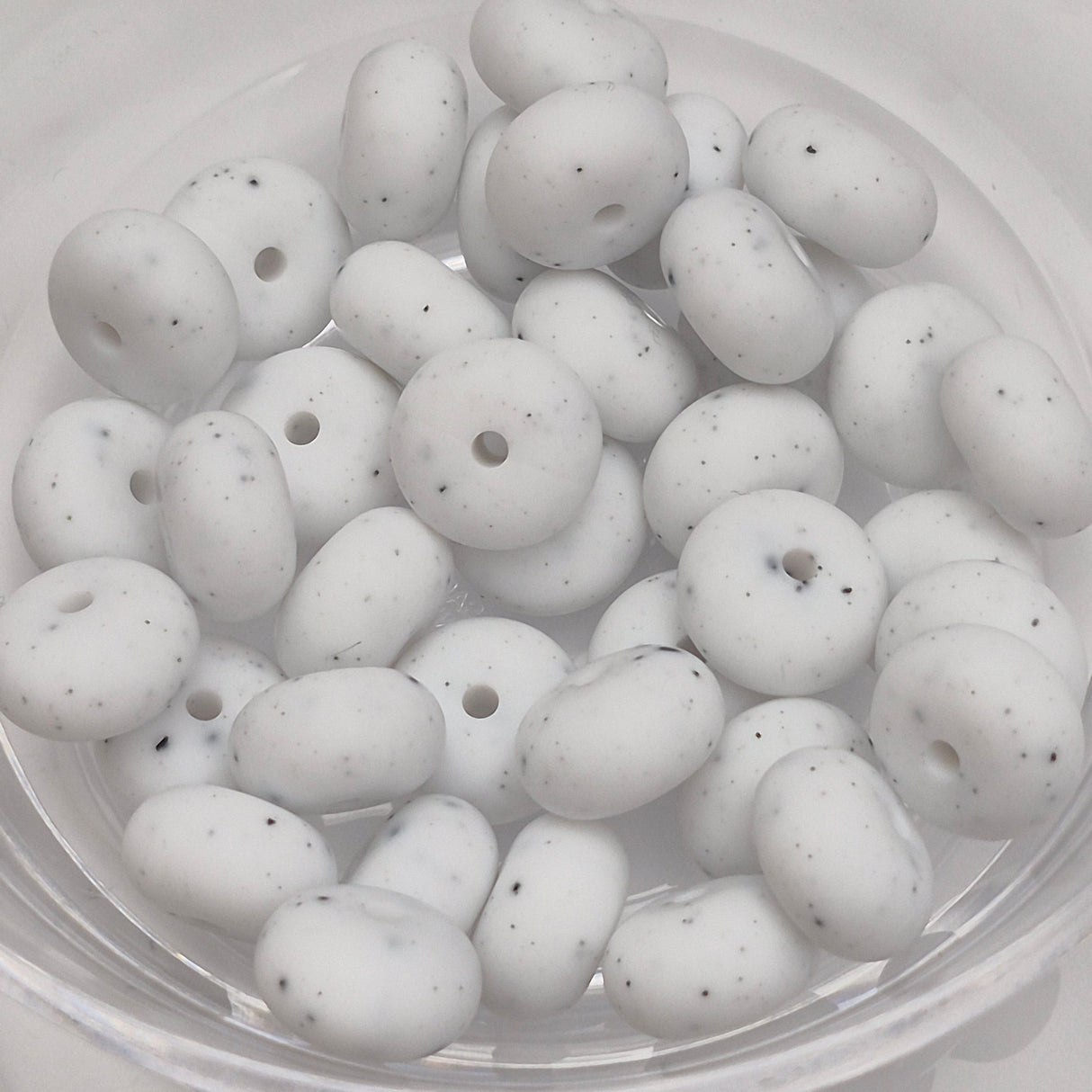 Pepper Flakes Abacus Bead 14mm*8mm