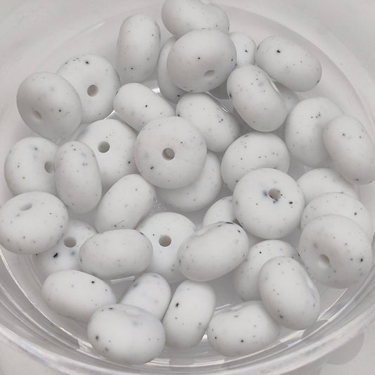 Pepper Flakes Abacus Bead 14mm*8mm