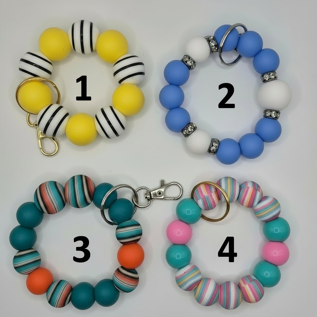 Mini Wristlets with Keychain- Ready to Ship