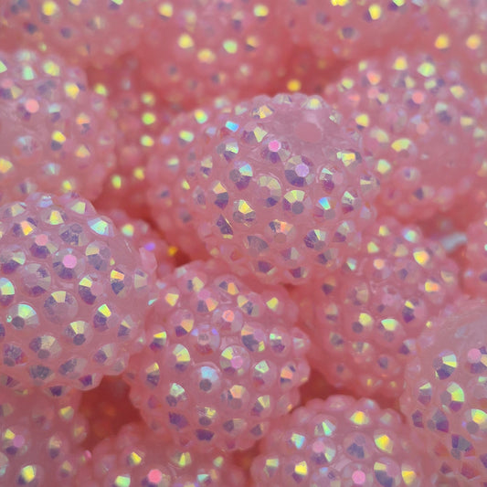 Ballerina Bling 20mm Rhinestone ACRYLIC Beads