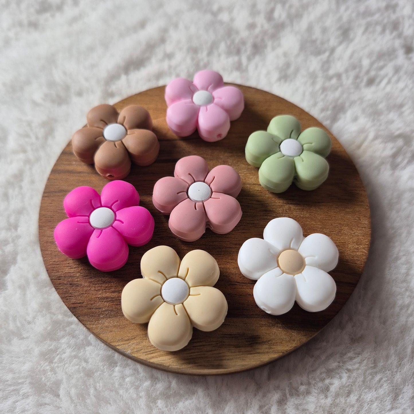 Puff Flowers - 3d Focal