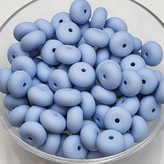 Whispering Blue Abacus Bead 14mm*8mm
