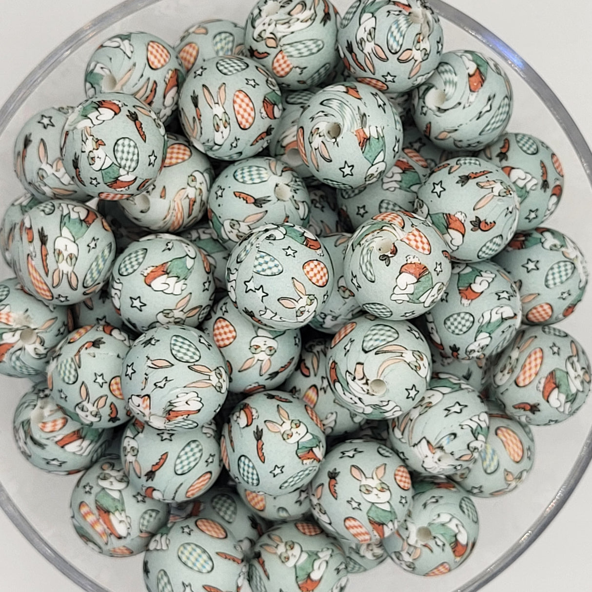 Egg Hunt 15mm Silicone Bead