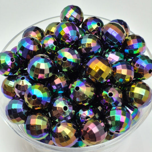 Sweet Blackberry Squares Opal 15mm Solid ACRYLIC Beads
