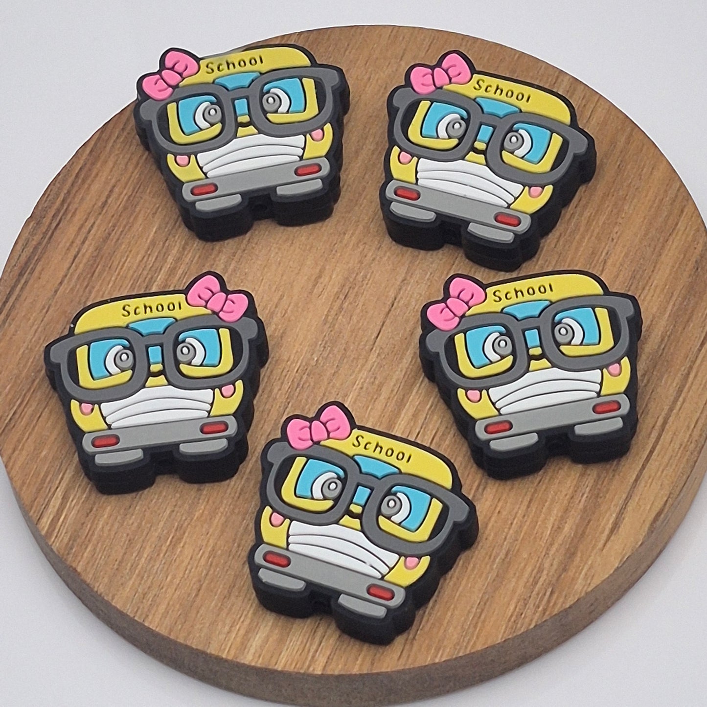 School Bus with Glasses Glow - Focal