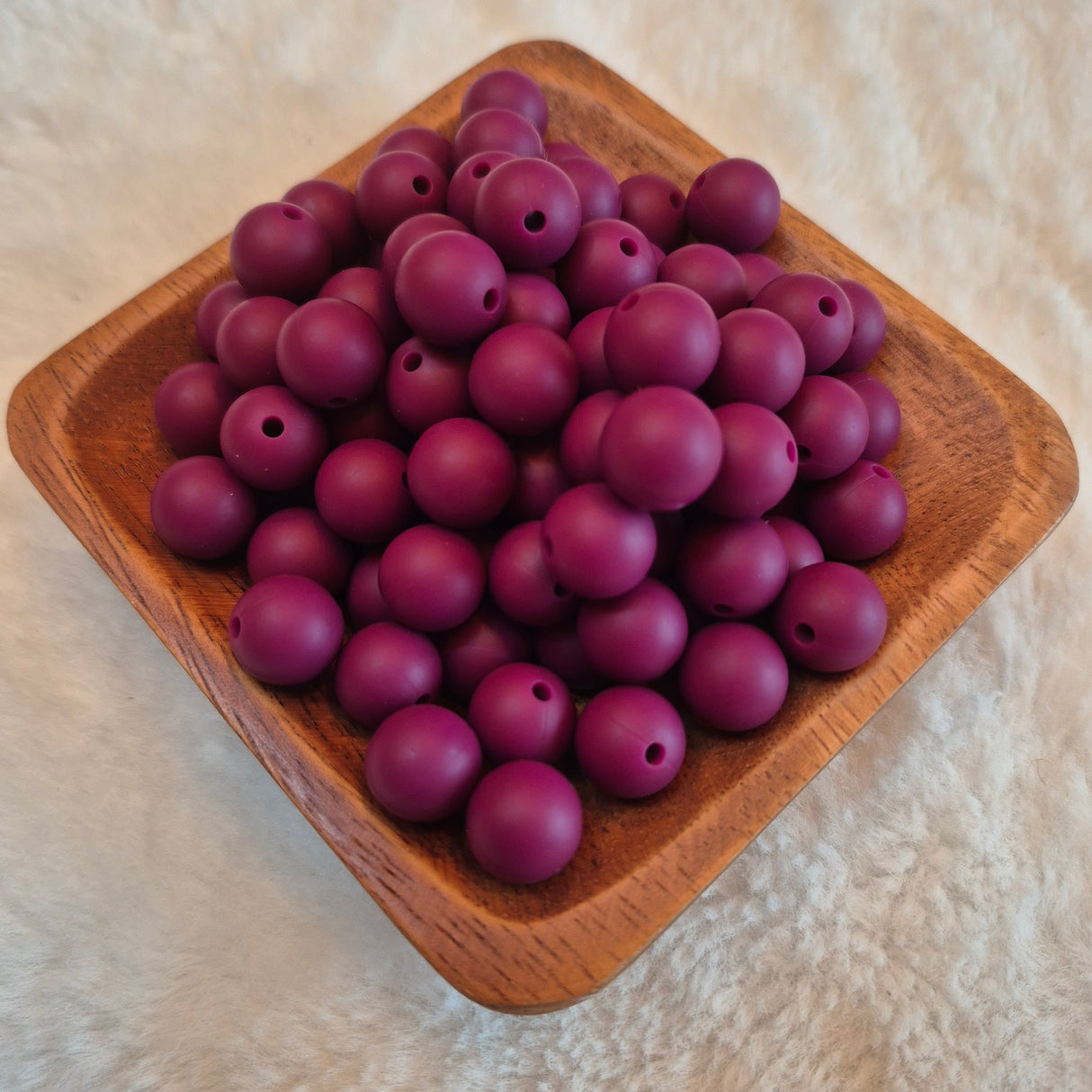 Napa 12mm Solid Silicone Beads