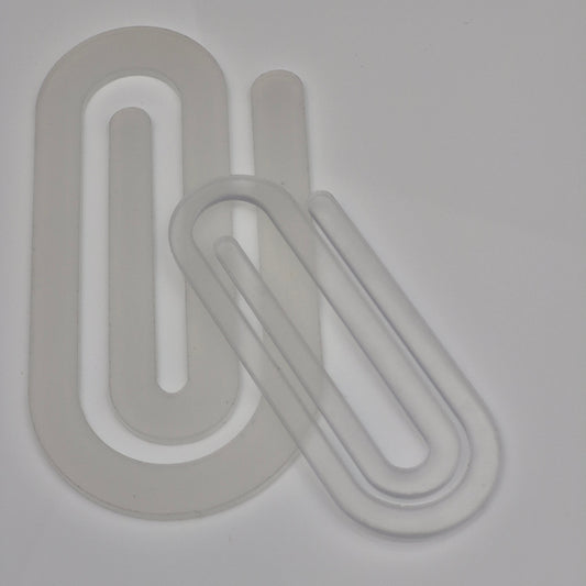 Paper Clip Acrylic Bookmark Blank NOT SUBLIMATION!