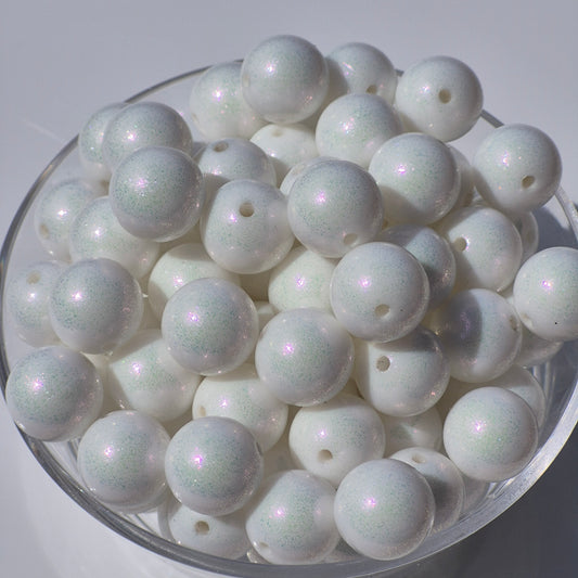 Pearl Glitz Chameleon 15mm Silicone Beads