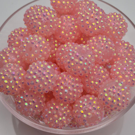 Ballerina Bling 20mm Rhinestone ACRYLIC Beads