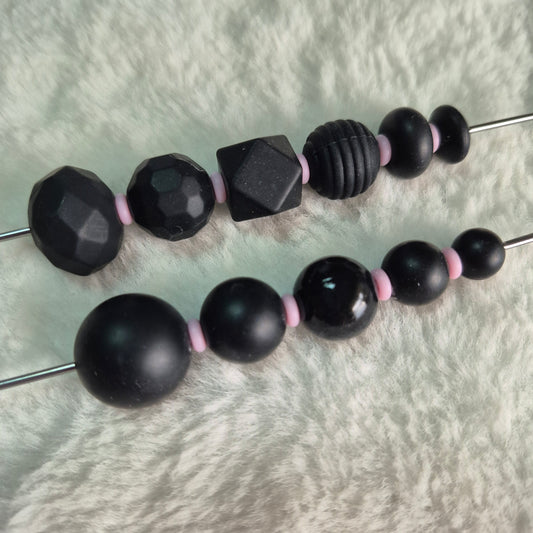 Pink 2mm x 6mm Silicone Spacers -1 gram of Spacers