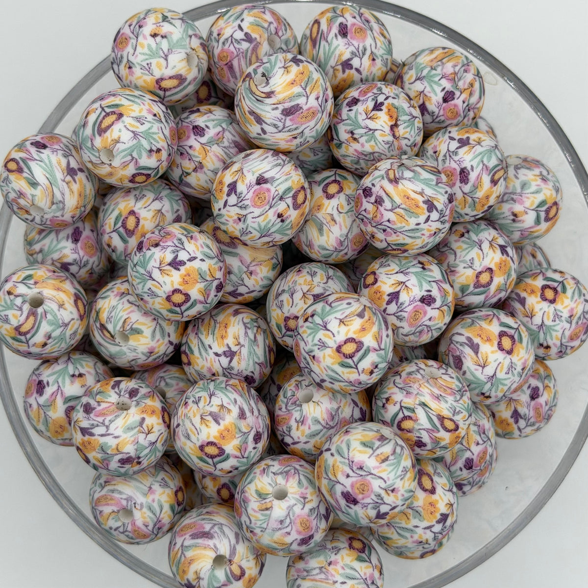 She's a Wildflower 15mm Silicone Bead