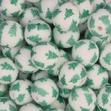 O Christmas Tree 15mm Silicone Bead