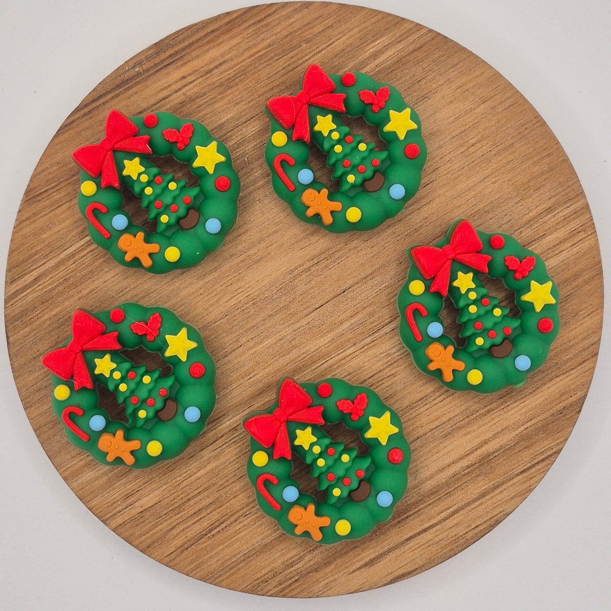Christmas Tree Wreath -  3d Focal