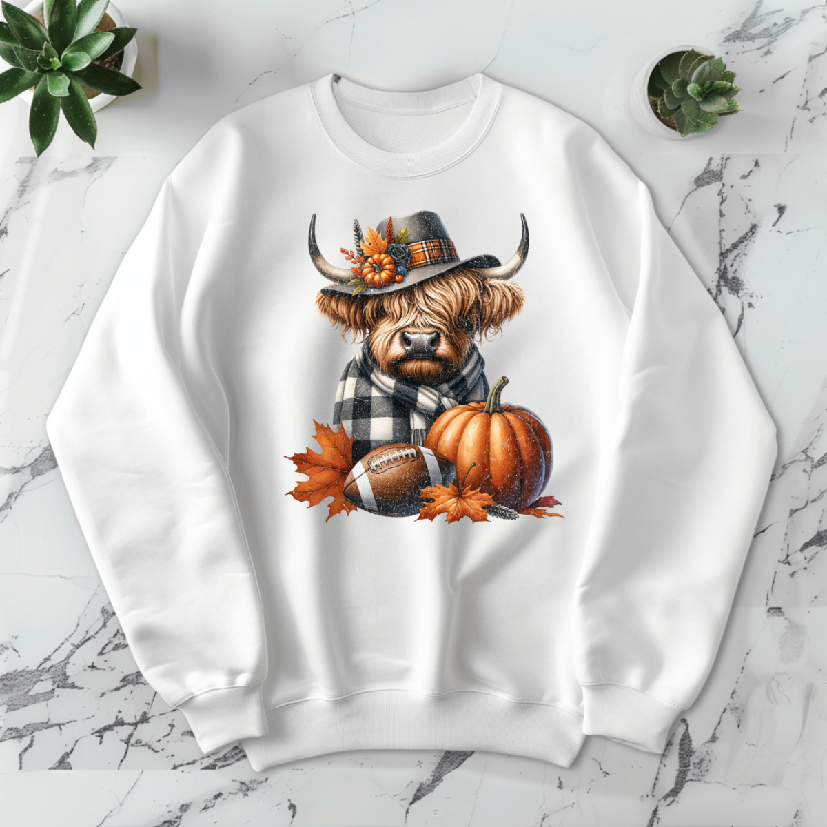 Fall Highland Vibes -DTF Transfer Print