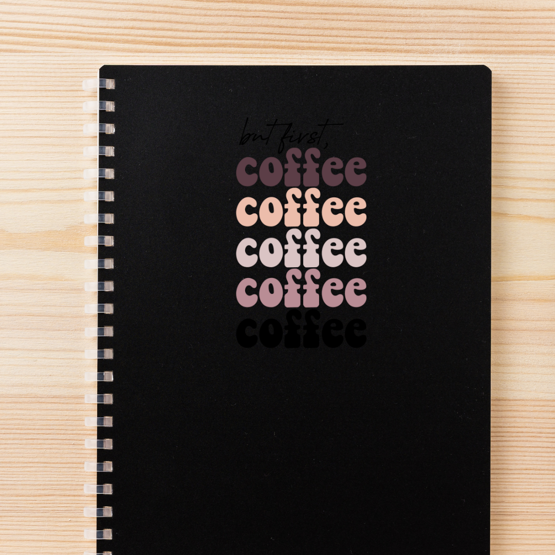 But first, coffee Decal