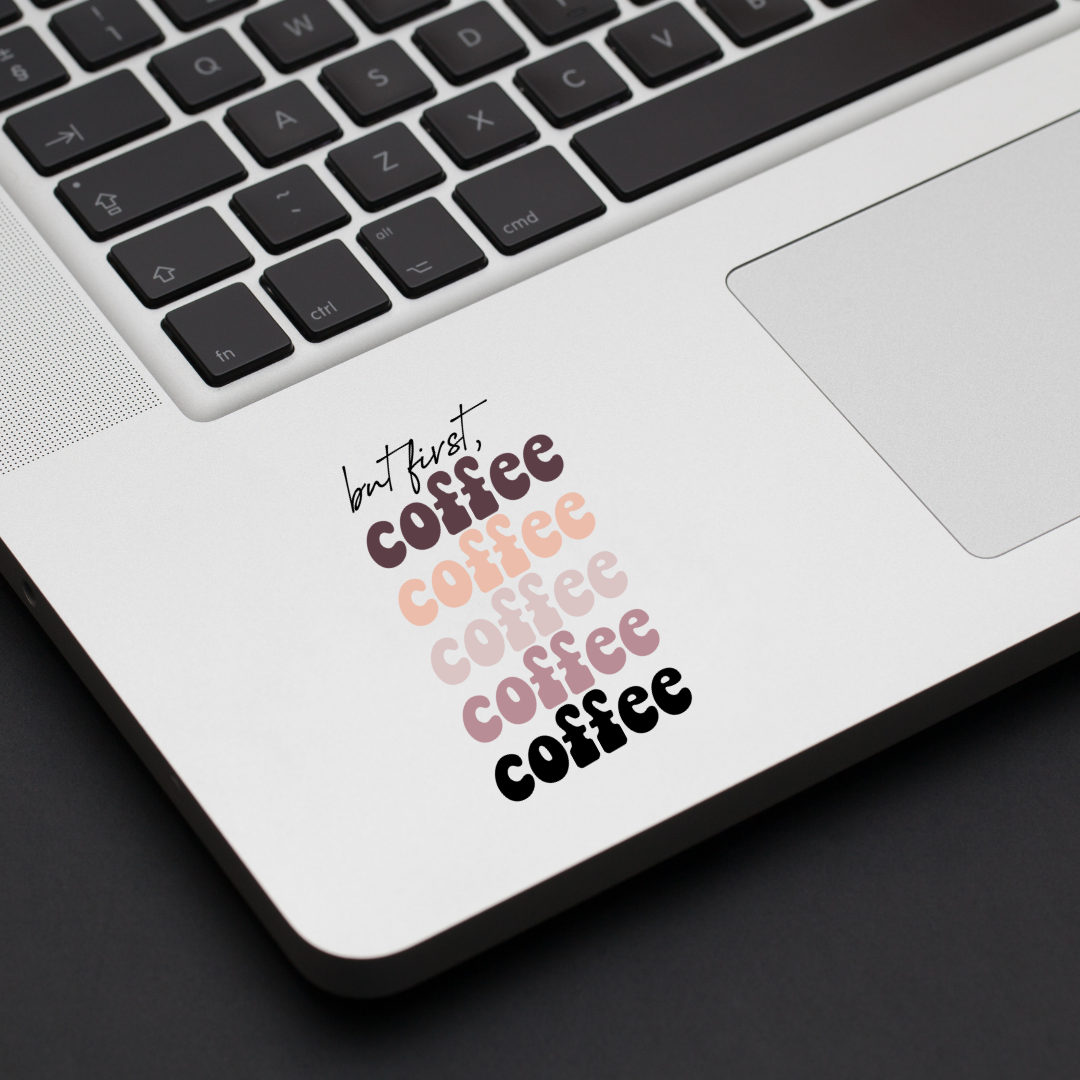 But first, coffee Decal