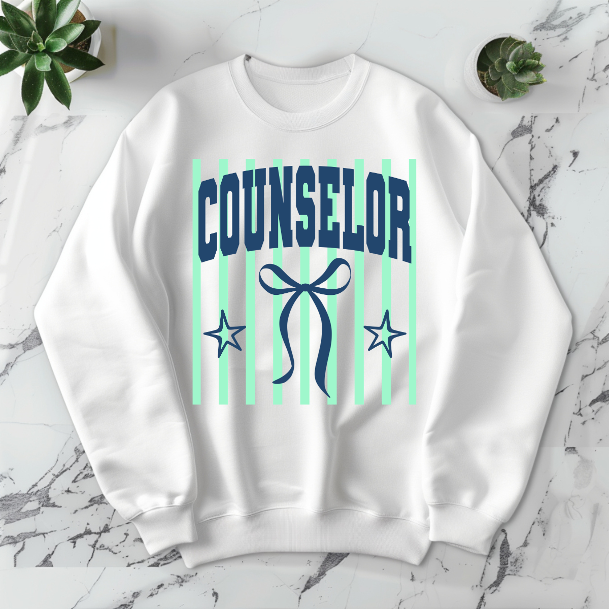 Counselor Stripes -DTF Transfer Print