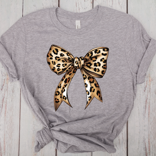 Leopard Bow -DTF Transfer Print