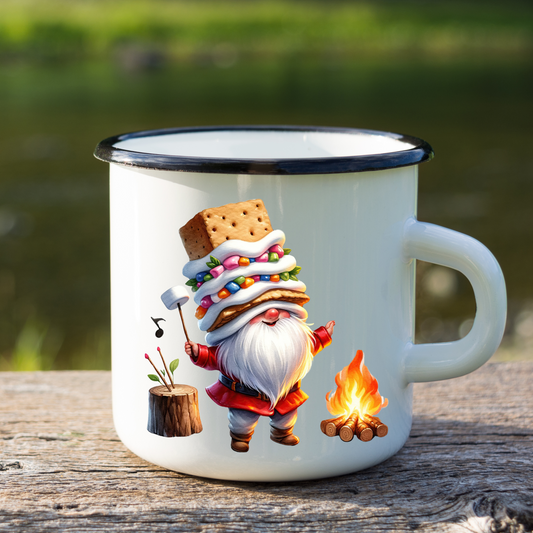 Jingle Conductor Smore Gnome Decal