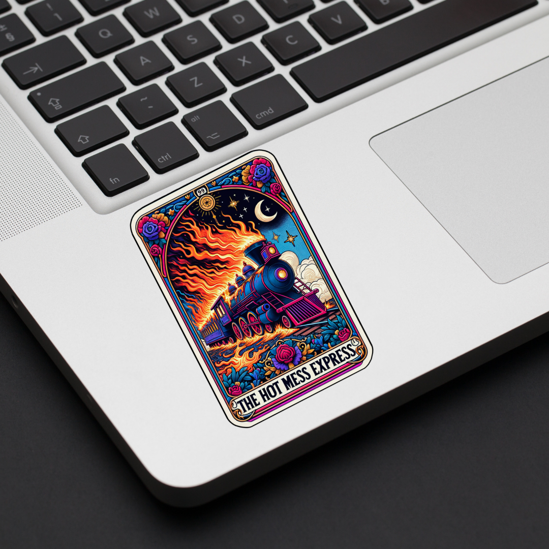 The Hot Mess Express Tarot Card Decal