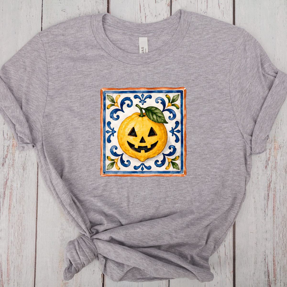 Lemon Jack-O-Lantern - DTF Transfer Print