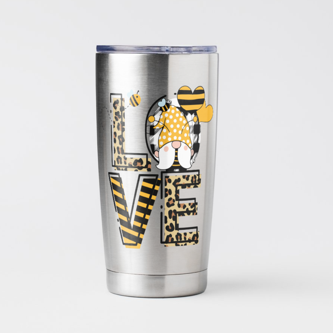 Bee Love Gnome Decal