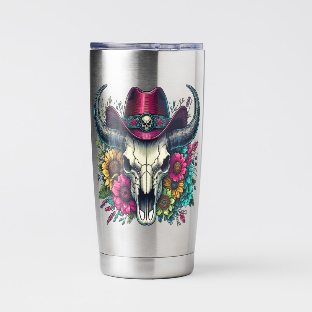 Western Bull Skull Decal