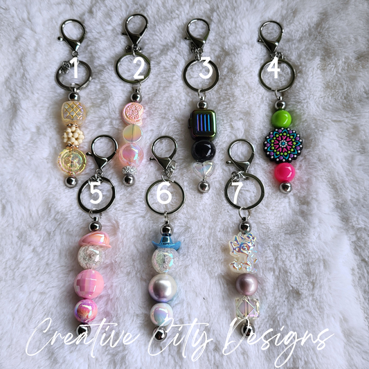 Bead Bar Straight Key Chains