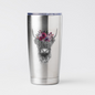 Floral Crown Highland Cow Decal