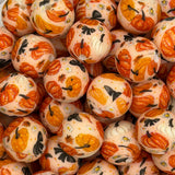 Hello Pumpkin 15mm Silicone Bead