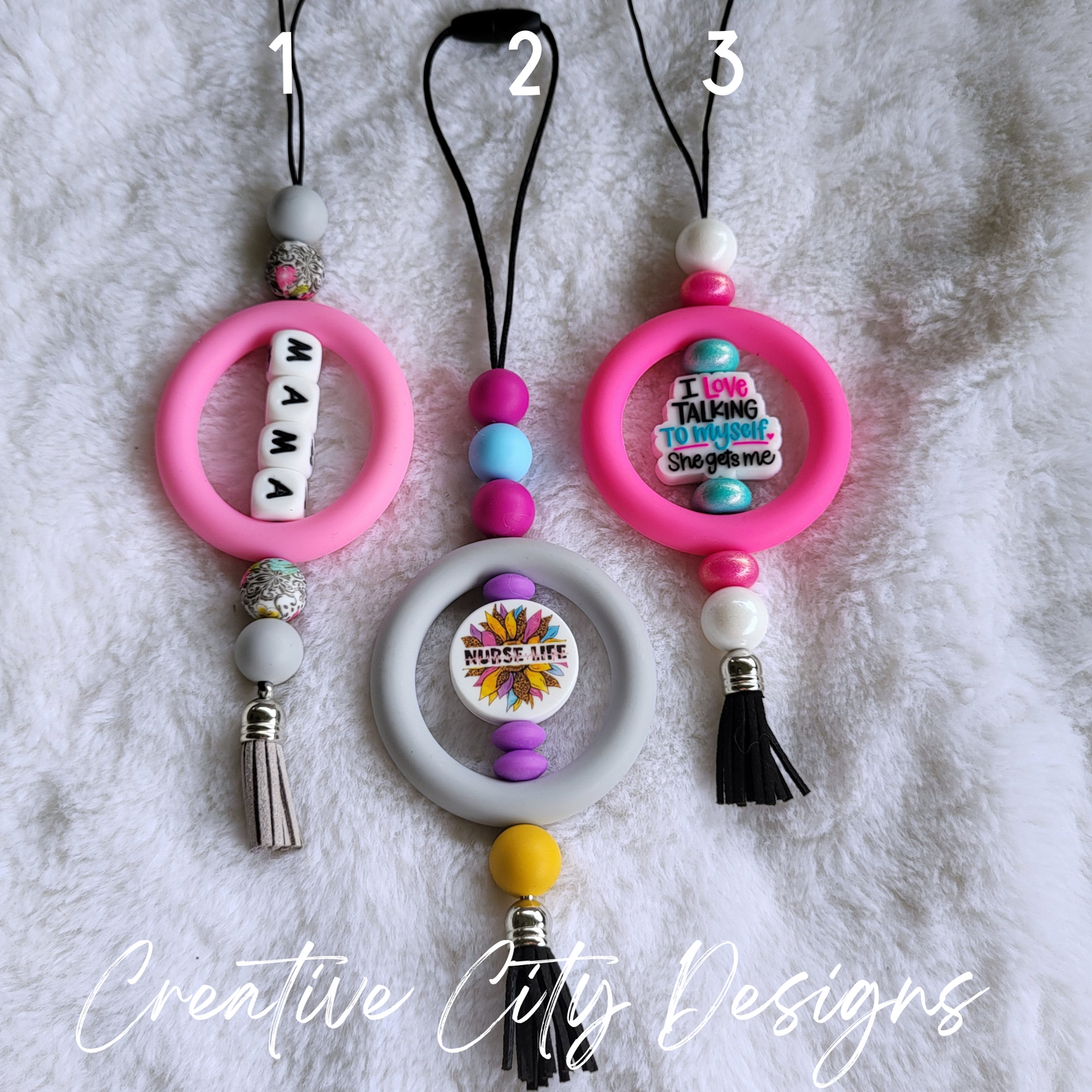 Car Charms for the Rearview Mirror - Ready to Ship