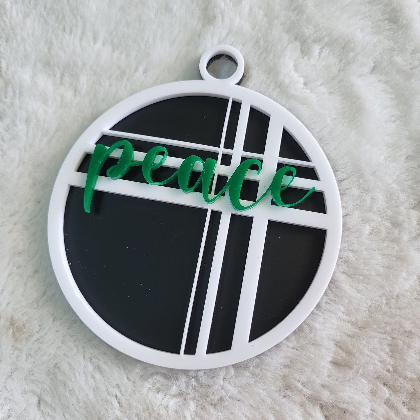 Plaid Christmas Tree Ornaments