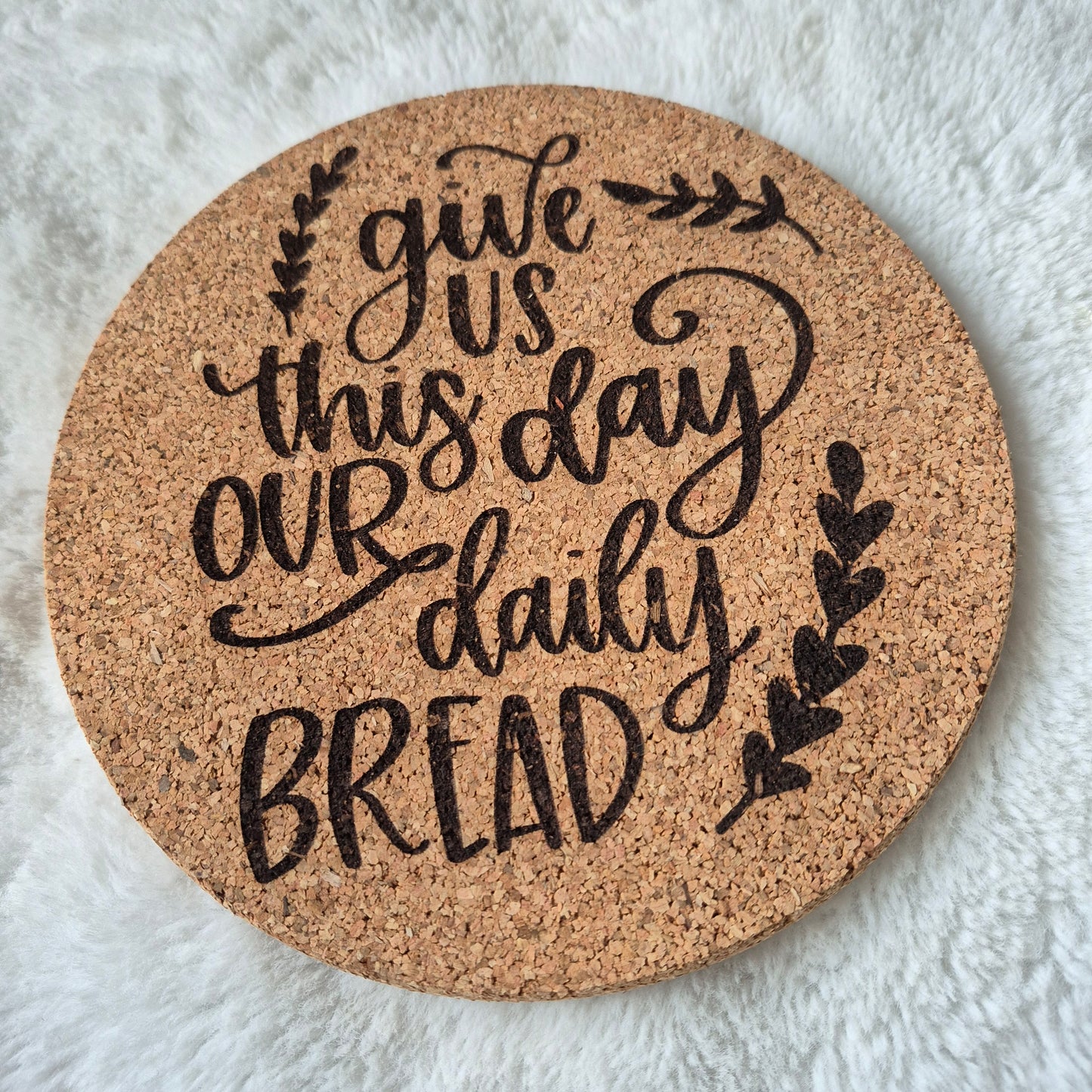 7" Cork Trivet - 3 Options