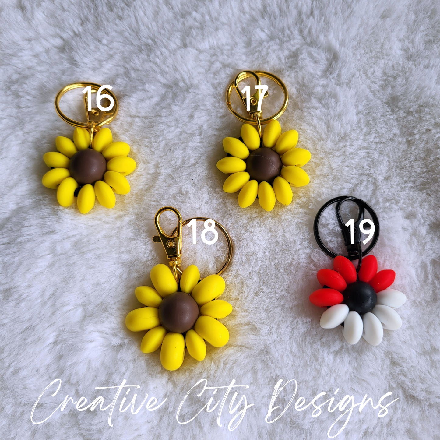 Flower Keychains