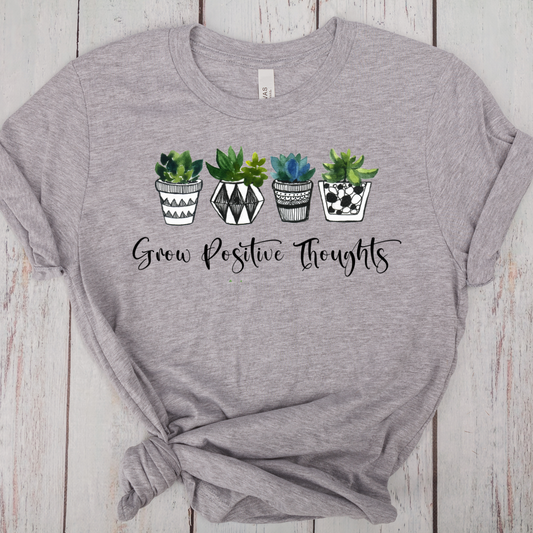 Grow Positive Thoughts - DTF Transfer Print