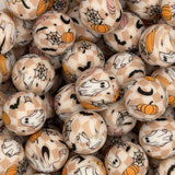 Halloween CheckUp 15mm Silicone Bead