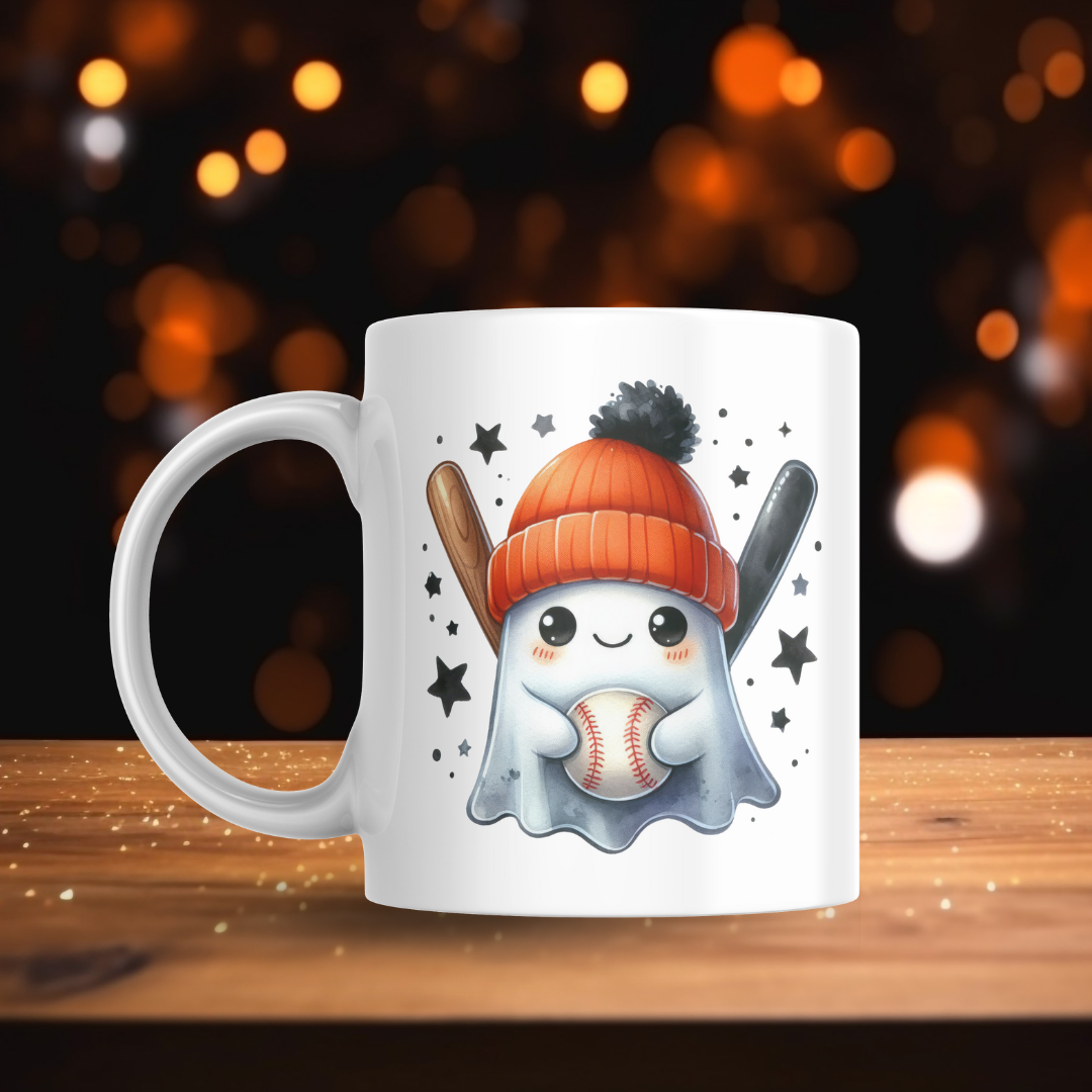 Orange Beanie Ghosts Decal