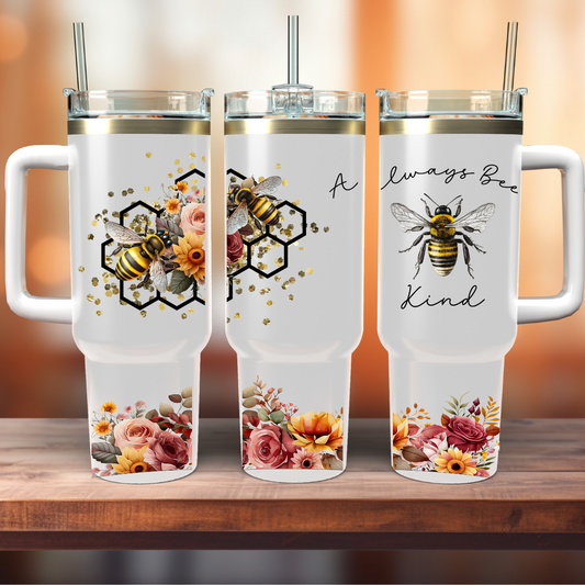 Always Bee Kind 40oz/30oz Handle Cup Wraps