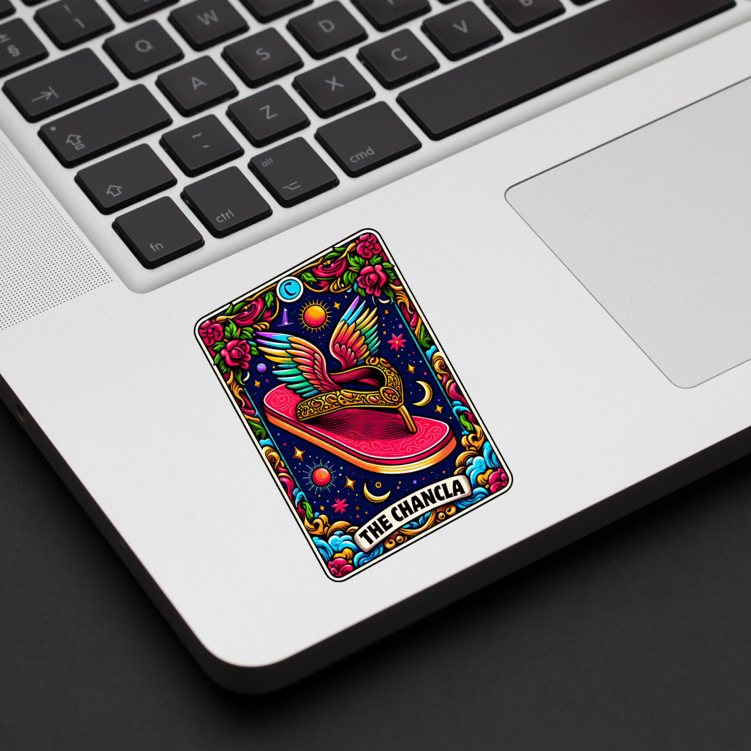 The Chancla Tarot Card Decal