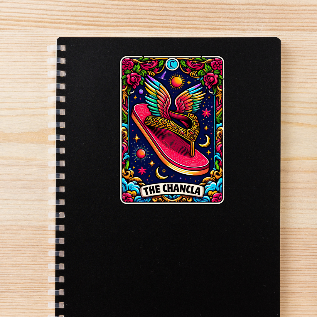 The Chancla Tarot Card Decal