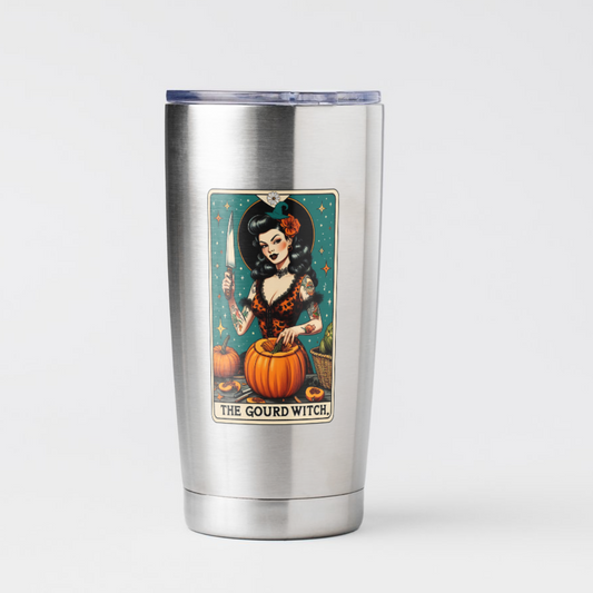 The Gourd Witch Tarot Card Decal