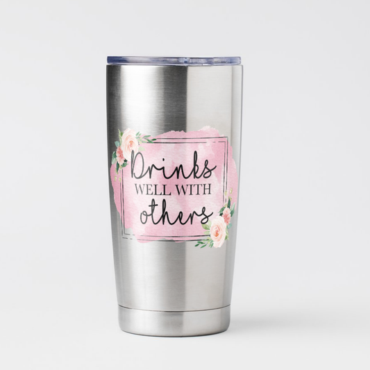 Drinks Well with Others Decal