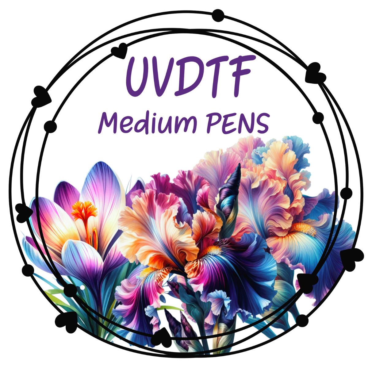 UVDTF Organization Label Decals