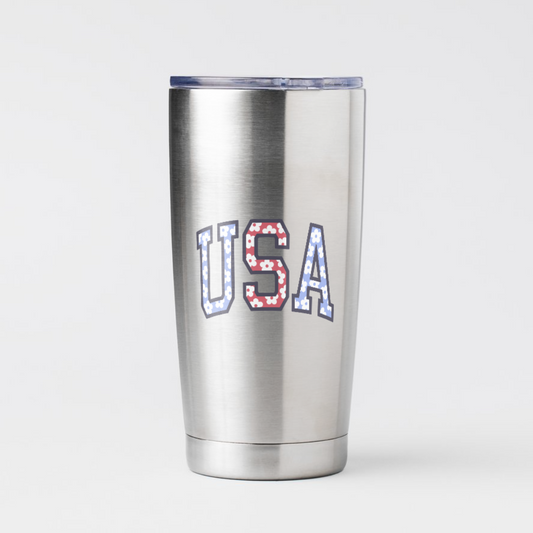 Floral USA Decal