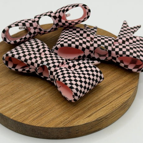 Check Me Out Baby Pink  Bow Bead